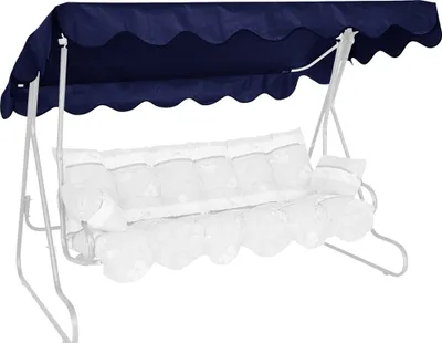 Produktbild von Angerer Hollywoodschaukel Sonnendach 210 x 145 cm PE blau