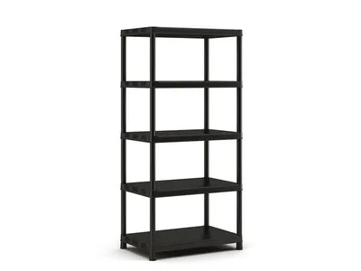 Produktbild von KIS Kunststoffregal "PLUS", XL/5 Schwarz