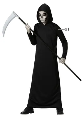 Produktbild von Verkleidung Halloween Schwarz Für Kinder - 10-12 Jahre