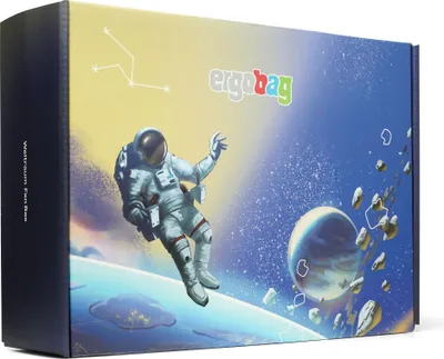 Produktbild von ergobag Klettie Schulranzen-Zubehör Fan Box Weltraum mehrfarbig