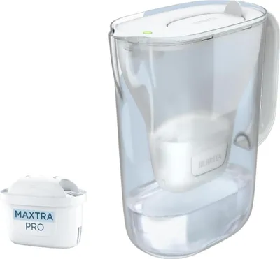 Image de Brita Style Essential Filtre à eau pour carafe 2,4 L Transparent, Blanc