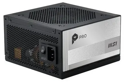 Produktbild von MSI Pro A1000PL PCIe5 PC Netzteil 1000W ATX 3.1 PCIe 5.1 80 Plus Platinum Vollmodular