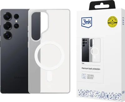 Image de Samsung Galaxy S25 Ultra - Étui Magcase blanc fumé 3Mk