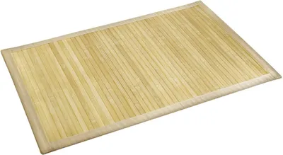Produktbild von WENKO Bade Matte Vorleger Teppich Dusche BAMBOO Natur 80x50cm Bad Dusche WC