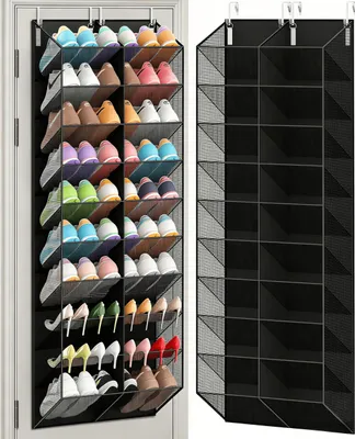 Image de Organisateur de chaussures à suspendre, avec 10 niveaux, pour ranger de 20 à 30 paires de chaussures