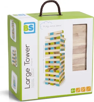 Produktbild von Riesen Holz Tower Stapelspiel 1 Meter hoch