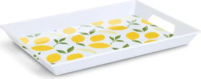 Produktbild von ZELLER 26472 Melamintablett LEMONS mit Tragegriffen, ca. 50 x 35 x 5 cm