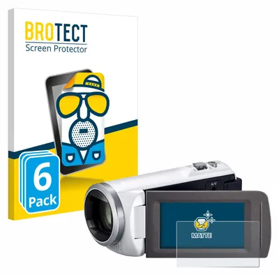 Produktbild von 6x BROTECT Schutzfolie für Panasonic HC-V480MS Displayschutz Displayschutzfolie Folie Matt Entspiegelungsfolie