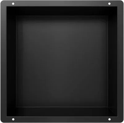 Immagine prodotto di Portasapone da doccia in acciaio inossidabile, 30 x 30 x 10 cm, nero