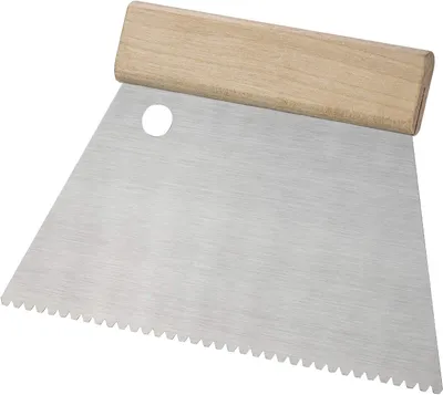 Produktbild von Zahnspachtel Kleberspachtel Spachtel Kelle 18 x 13 cm B2