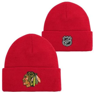 Produktbild von Chicago Blackhawks Strickmütze für Kinder mit Umschlag