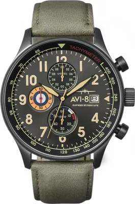 Obrázok produktu pre AVI-8 - Náramkové hodinky - Pánske - Hawker Hurricane AV-4011-0E