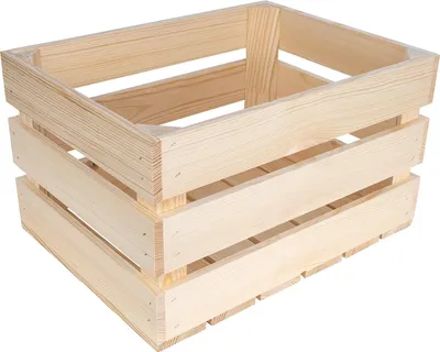 Produktbild von Creative Deco Holzkiste Natur | 40 x 30 x 23 cm | Deko Kiste Holz Obstkiste Weinkiste Aufbewahrungskiste