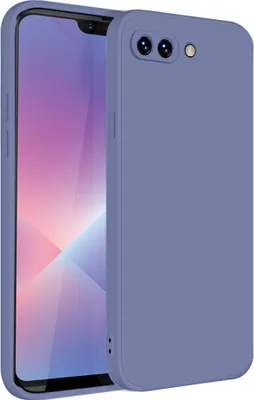Immagine prodotto di Custodia per OPPO A3S Morbido silicone liquido, custodia in gomma antiurto Grigio