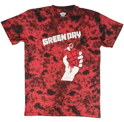 Obrázek produktu pro Green Day American Idiot (Wash Collection) Red L Tričko
