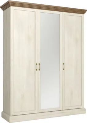 Produktbild von Stoffschrank Kleiderschrank Mehrzweckschrank 2 Kleiderstangen Spiegeltür