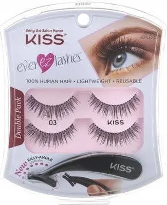 Produktbild von KISS | řasy na samolepicím proužku, DVOJITÉ BALENÍ MODEL 03