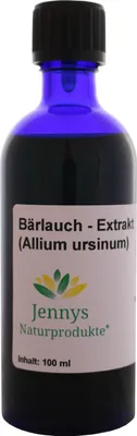 Produktbild von Bärlauch - Extrakt flüssig - in schöner Blauglasflasche - aus Deutschland
