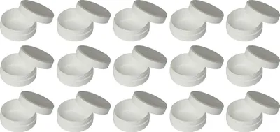 Produktbild von 15 Salbendosen, Cremedosen für Pads 40ml - hergestellt in Deutschland