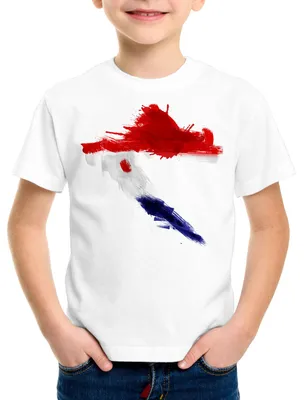 Produktbild von BaumwolleCloud Flagge Kroatien Kinder T-Shirt Fußball Sport Croatia WM EM Fahne