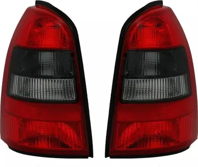 Obrázok produktu pre Zadné svetlá červené / čierne ĽAVÉ + PRAVÉ pre Opel Vectra B