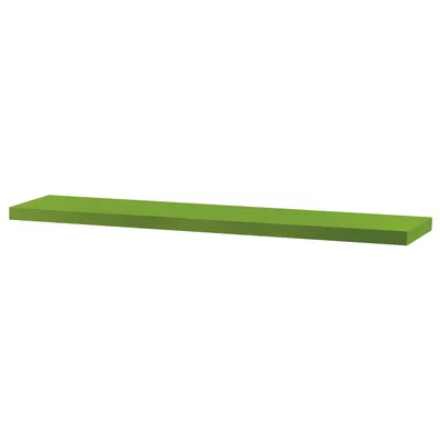 Produktbild von Wandregal 120 cm, mdf, farbgrüne Matte, in Schutzfolie gepackt - p -002 grn