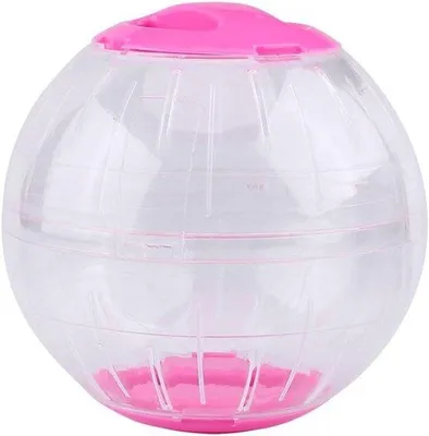 Produktbild von Kleine rosa Hamster Laufkugel aus Kunststoff