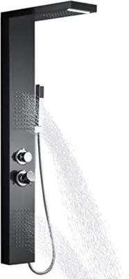 Obrázek produktu pro Sprchový panel Famanu s termostatem - černý