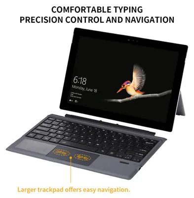 Obrázok produktu pre Bezdrôtová klávesnica BT – tenká klávesnica s uhlopriečkou 12,2 palca pre Surface Pro 3/4/5/6 (2017)