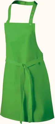 Zdjęcie produktu dla Exner 12220/1221510 | Fartuch dziecięcy z regulowanym kołnierzem - Kolor: Lemon Green - Rozmiar: 60 x 40 cm