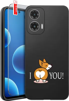 Productafbeelding van Hoesje voor de Motorola Moto G35 5G, met patronen | VALENTIJNSHART | Hoesje + beschermglas