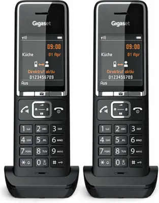 Produktbild von COMFORT 550HX Duo schwarz Schnurloses Telefon