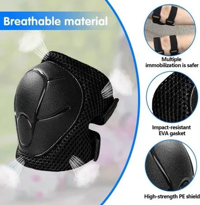 Zdjęcie produktu dla Zestaw ochronny dla dzieci 7 w 1 – kask do jazdy na deskorolce, longboardzie, stuntboardzie i rowerze