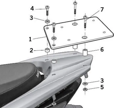Produktbild von SHAD Top Master Montagesatz - passend für Honda
