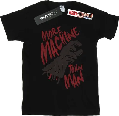 Produktbild von Star Wars - "More Machine Than Man" T-Shirt für Herren BI46399 (L) (Schwarz)