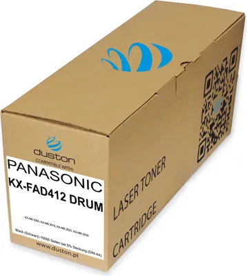 Produktbild von KXFAD412, KX-FAD412 Band Schwarz kompatibel mit Panasonic KXMB2000 2010 2025 2030