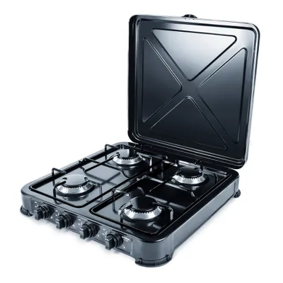 Produktbild von PROMIS 4-flammiger Gaskocher KG400 Schwarz