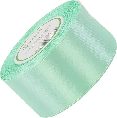 Zdjęcie produktu dla Wstążka satynowa seledynowy miętowy 50mm - 32m