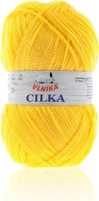 Produktbild von 100g Strickgarn CILKA by VLNIKA Klassikgarn Strickwolle Häkelgarn Sommergarn