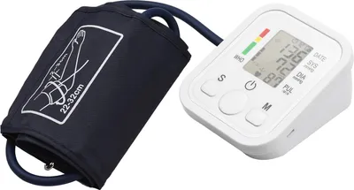 Obrázek produktu pro 2,0palcový LCD digitální tlakoměr Elektronický tlakoměr na horní část paže Tlaková manžeta Domácí automatický tlakoměr Manžeta na paži Duální