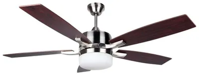 Deckenventilator 132 cm, 5 Flügel, Fernbedienung, Licht