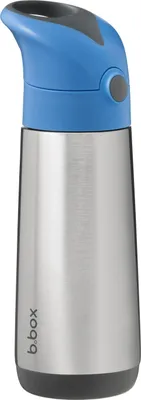 Immagine prodotto di Bottiglia termica da 500 ml in ardesia blu: la compagna perfetta per ogni avventura! Mantenete la vostra bevanda alla giusta temperatura e godetevi la freschezza ovunque andiate!