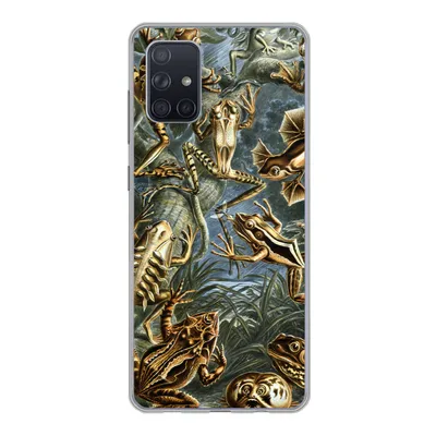 Produktbild von MuchoWow® Handyhülle Schutzhülle Hülle für Samsung Galaxy A51 Batrachia - Haeckel - Alte Meister Silikon Softcase Handy Hülle - Schutzabdeckung