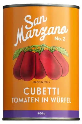 Produktbild von Gewürfelte Tomaten San Marzano No. 2 "Cubetti"
