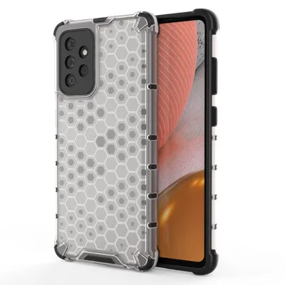 Produktbild von Honeycomb Armored Case mit Gelrahmen Samsung Galaxy A72 4G Transparent