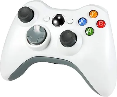Immagine prodotto di Controller gamepad wireless per XBOX 360 (bianco)