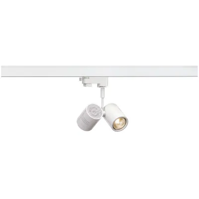 Produktbild von SLV BIMA II Leuchtenkopf, weiss, GU10, 2x50W max., inkl. 3P.-Adapter