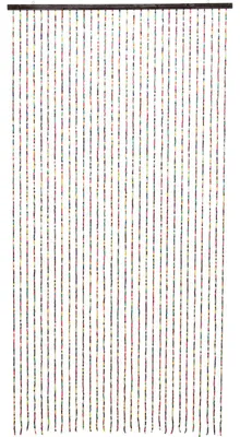 Produktbild von Türvorhang Farbige Holzperlen - 90 x 180 cm