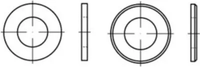 Produktbild von Reyher  125 MS U-Scheiben 5,3 x10x1,0 (1000 Stück)