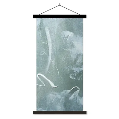 Produktbild von MuchoWow® Textilposter Acrylfarbe - Gestaltung - Abstrakt 60x120 cm mit schwarzem Rahmen - Magnete